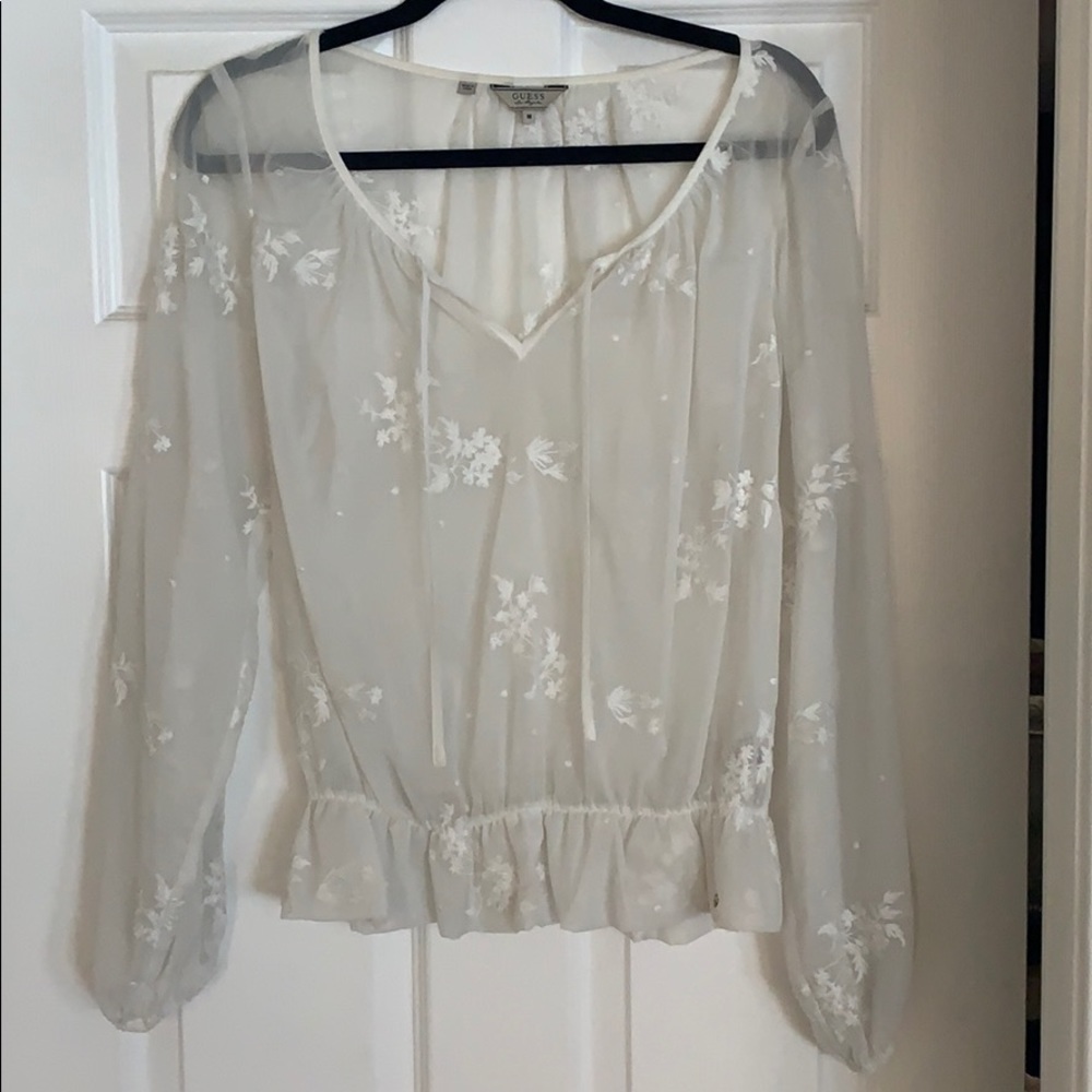 Guess Sheer Top